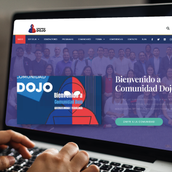 Diseño corto del site de comunidad dojo